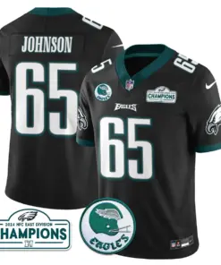 Saquon Barkley Philadelphia Eagles Nike 2024 NFC East Division Champions Stitched Jersey - Black - Image 23