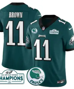 Saquon Barkley Philadelphia Eagles Nike 2024 NFC East Division Champions Stitched Jersey - Black - Image 26