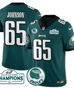 Saquon Barkley Philadelphia Eagles Nike 2024 NFC East Division Champions Stitched Jersey - Black - Image 31