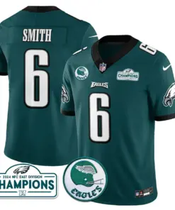 Saquon Barkley Philadelphia Eagles Nike 2024 NFC East Division Champions Stitched Jersey - Black - Image 27