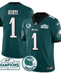 Saquon Barkley Philadelphia Eagles Nike 2024 NFC East Division Champions Stitched Jersey - Black - Image 33