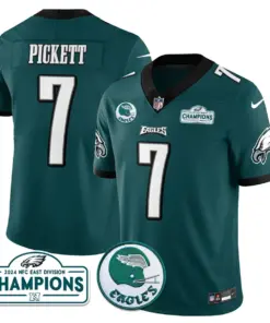 Saquon Barkley Philadelphia Eagles Nike 2024 NFC East Division Champions Stitched Jersey - Black - Image 32