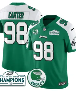 Saquon Barkley Philadelphia Eagles Nike 2024 NFC East Division Champions Stitched Jersey - Black - Image 36