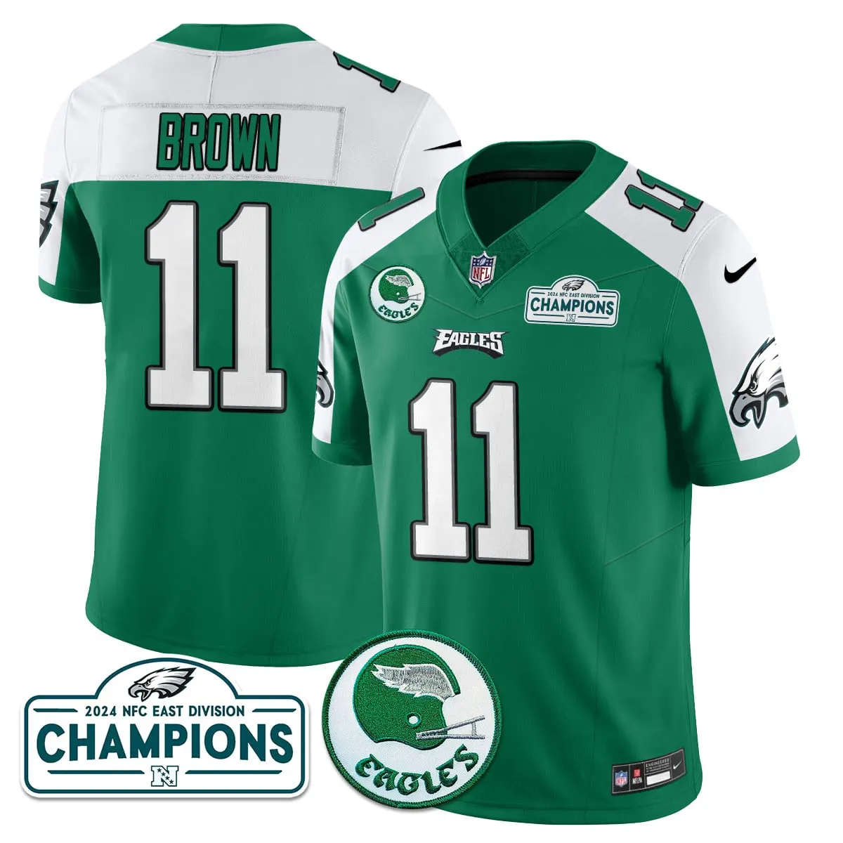 Saquon Barkley Philadelphia Eagles Nike 2024 NFC East Division Champions Stitched Jersey - Black - Image 34