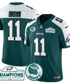 Saquon Barkley Philadelphia Eagles Nike 2024 NFC East Division Champions Stitched Jersey - Black - Image 41