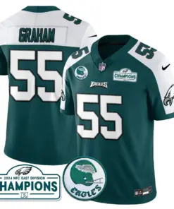 Saquon Barkley Philadelphia Eagles Nike 2024 NFC East Division Champions Stitched Jersey - Black - Image 44