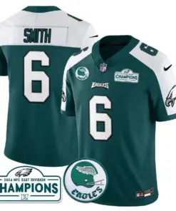 Saquon Barkley Philadelphia Eagles Nike 2024 NFC East Division Champions Stitched Jersey - Black - Image 47