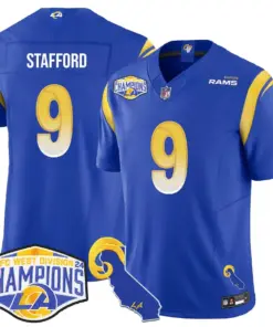Puka Nacua Los Angeles Rams Nike 2024 NFC West Division Champions Stitched Jersey - White - Image 35