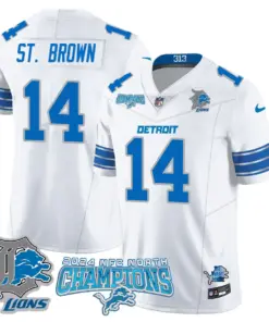 Jared Goff Detroit Lions Nike 2024 NFC North Champions Stitched Jersey - Anthracite - Image 20