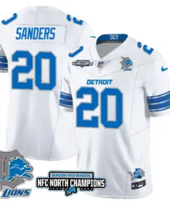 Jahmyr Gibbs Detroit Lions Nike 2024 NFC North Champions Stitched Jersey - Black - Image 20