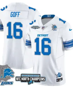 Jahmyr Gibbs Detroit Lions Nike 2024 NFC North Champions Stitched Jersey - Black - Image 22