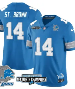 Jahmyr Gibbs Detroit Lions Nike 2024 NFC North Champions Stitched Jersey - Black - Image 32