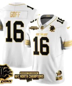 Jahmyr Gibbs Detroit Lions Nike 2024 NFC North Champions Stitched Jersey - Black - Image 60