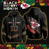Kansas City Chiefs Nike Black History Month Custom Limited Pullover Hoodie - Black