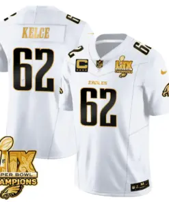 Philadelphia Eagles Nike Super Bowl LIX Champions Vapor Limited Stitched Jersey - Anthracite - Image 9