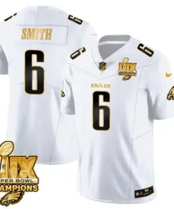 Philadelphia Eagles Nike Super Bowl LIX Champions Vapor Limited Stitched Jersey - Anthracite - Image 12