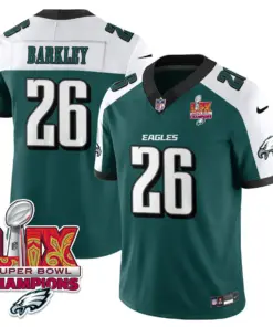 Philadelphia Eagles Nike Super Bowl LIX Champions Vapor Limited Stitched Jersey - Anthracite - Image 30