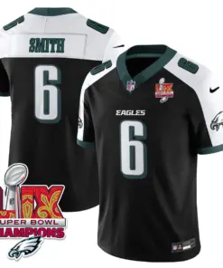 Philadelphia Eagles Nike Super Bowl LIX Champions Vapor Limited Stitched Jersey - Anthracite - Image 39