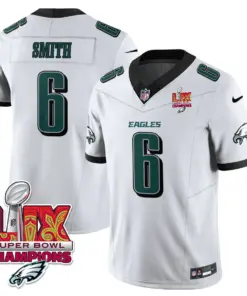 Philadelphia Eagles Nike Super Bowl LIX Champions Vapor Limited Stitched Jersey - Anthracite - Image 44