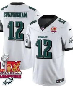 Philadelphia Eagles Nike Super Bowl LIX Champions Vapor Limited Stitched Jersey - Anthracite - Image 42