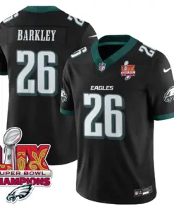 Philadelphia Eagles Nike Super Bowl LIX Champions Vapor Limited Stitched Jersey - Anthracite - Image 52