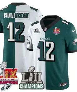 Saquon Barkley Philadelphia Eagles Nike LII-LIX Super Bowl Champions Vapor Limited Stitched Jersey LIX Jersey - Kelly Green - Image 6