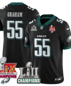 Saquon Barkley Philadelphia Eagles Nike LII-LIX Super Bowl Champions Vapor Limited Stitched Jersey LIX Jersey - Kelly Green - Image 15