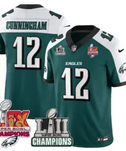 Saquon Barkley Philadelphia Eagles Nike LII-LIX Super Bowl Champions Vapor Limited Stitched Jersey LIX Jersey - Kelly Green - Image 19