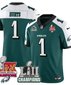 Saquon Barkley Philadelphia Eagles Nike LII-LIX Super Bowl Champions Vapor Limited Stitched Jersey LIX Jersey - Kelly Green - Image 26