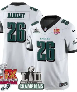 Saquon Barkley Philadelphia Eagles Nike LII-LIX Super Bowl Champions Vapor Limited Stitched Jersey LIX Jersey - Kelly Green - Image 31