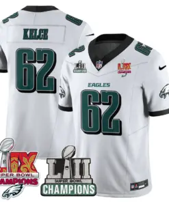 Saquon Barkley Philadelphia Eagles Nike LII-LIX Super Bowl Champions Vapor Limited Stitched Jersey LIX Jersey - Kelly Green - Image 34
