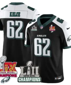 Saquon Barkley Philadelphia Eagles Nike LII-LIX Super Bowl Champions Vapor Limited Stitched Jersey LIX Jersey - Kelly Green - Image 38