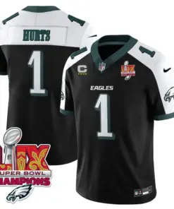 Philadelphia Eagles Nike Super Bowl LIX Champions Vapor Limited Stitched Jersey - Anthracite - Image 59