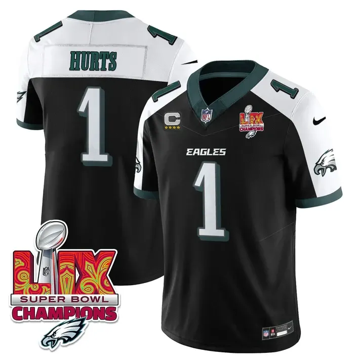 Philadelphia Eagles Nike Super Bowl LIX Champions Vapor Limited Stitched Jersey - Anthracite - Image 59