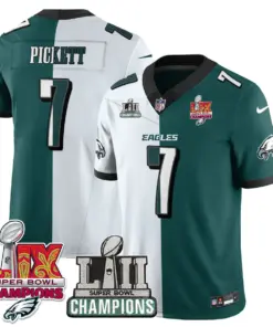Saquon Barkley Philadelphia Eagles Nike LII-LIX Super Bowl Champions Vapor Limited Stitched Jersey LIX Jersey - Kelly Green - Image 45