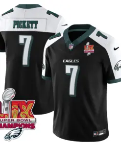 Philadelphia Eagles Nike Super Bowl LIX Champions Vapor Limited Stitched Jersey - Anthracite - Image 67