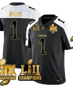 Saquon Barkley Philadelphia Eagles Nike LII-LIX Super Bowl Champions Vapor Limited Stitched Jersey - Anthracite - Image 3