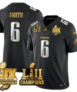 Saquon Barkley Philadelphia Eagles Nike LII-LIX Super Bowl Champions Vapor Limited Stitched Jersey - Anthracite - Image 21