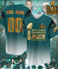 Alternative view of Philadelphia Eagles Nike Super Bowl LIX Champions Custom Limited Jersey - White