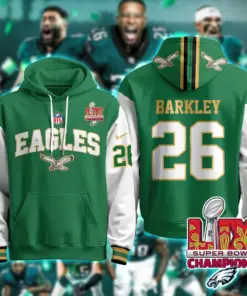 Philadelphia Eagles Nike Super Bowl LIX Champions N2R Pullover Hoodie - Kelly Green