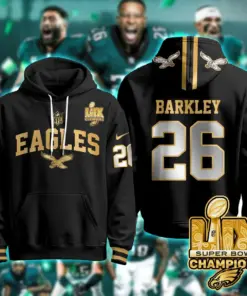 Philadelphia Eagles Nike Super Bowl LIX Champions N2R Pullover Hoodie - Kelly Green - Image 17