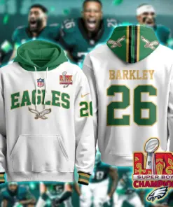 Philadelphia Eagles Nike Super Bowl LIX Champions N2R Pullover Hoodie - Kelly Green - Image 23