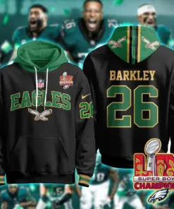 Philadelphia Eagles Nike Super Bowl LIX Champions N2R Pullover Hoodie - Kelly Green - Image 34