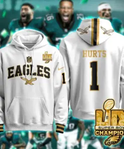 Philadelphia Eagles Nike Super Bowl LIX Champions N2R Pullover Hoodie - Kelly Green - Image 41