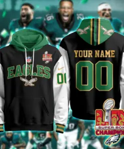 Philadelphia Eagles Nike Super Bowl LIX Champions N2r Pullover Hoodie - Black