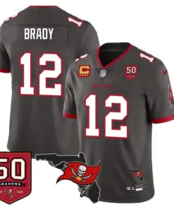 Tampa Bay Buccaneers Nike 50th Season Limited Stitched Jersey - White - Image 8