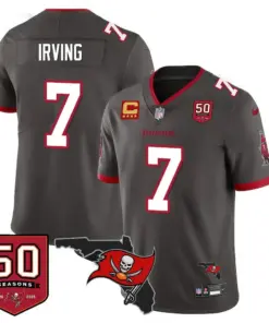 Tampa Bay Buccaneers Nike 50th Season Limited Stitched Jersey - White - Image 12