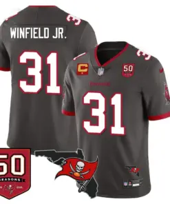 Tampa Bay Buccaneers Nike 50th Season Limited Stitched Jersey - White - Image 14