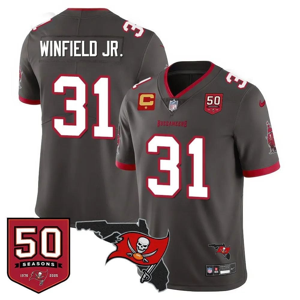 Tampa Bay Buccaneers Nike 50th Season Limited Stitched Jersey - White - Image 14
