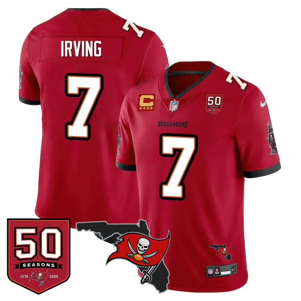 Tampa Bay Buccaneers Nike 50th Season Limited Stitched Jersey - White - Image 17